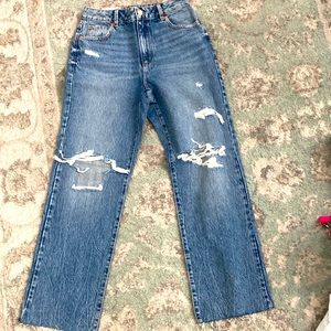Rylie ripstop jean straight leg size 5 / 27 short